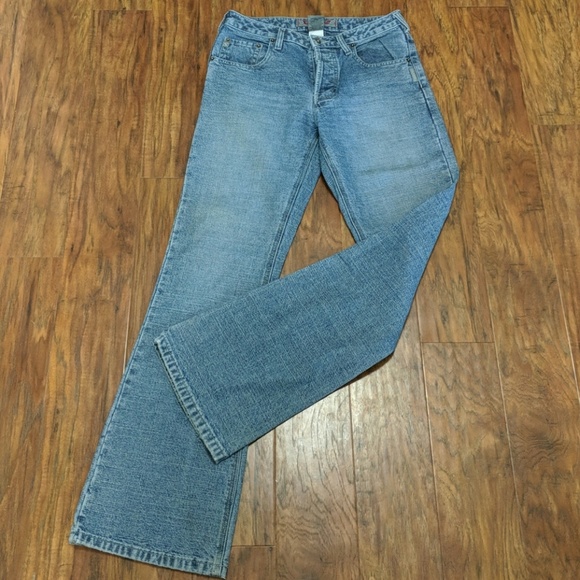 vintage silver jeans